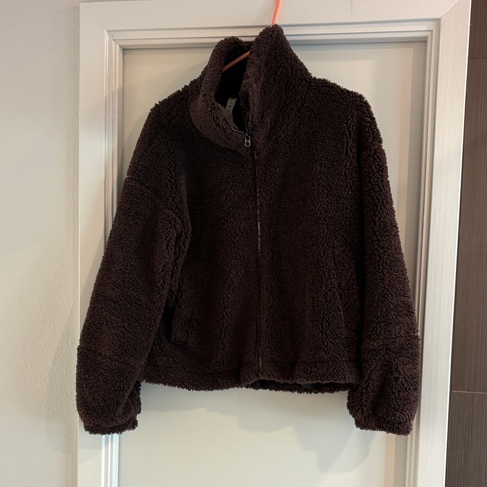 Lululemon brown teddy jacket